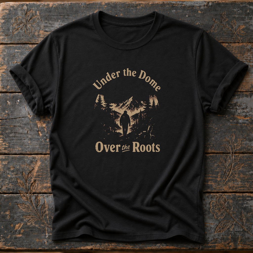 Under the Dome Over the Roots | Flat Earth T-Shirt