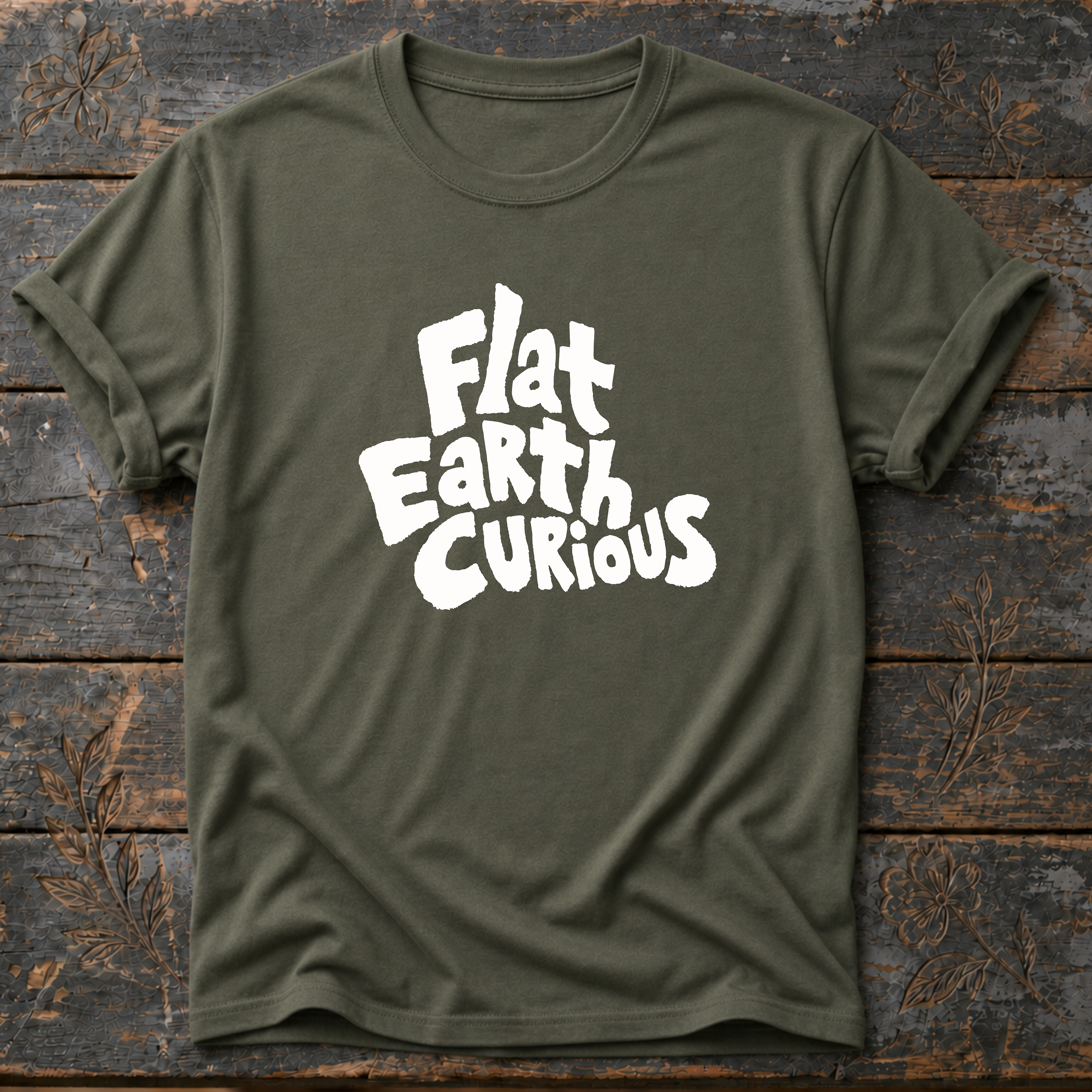 Flat Earth Curious T-Shirt