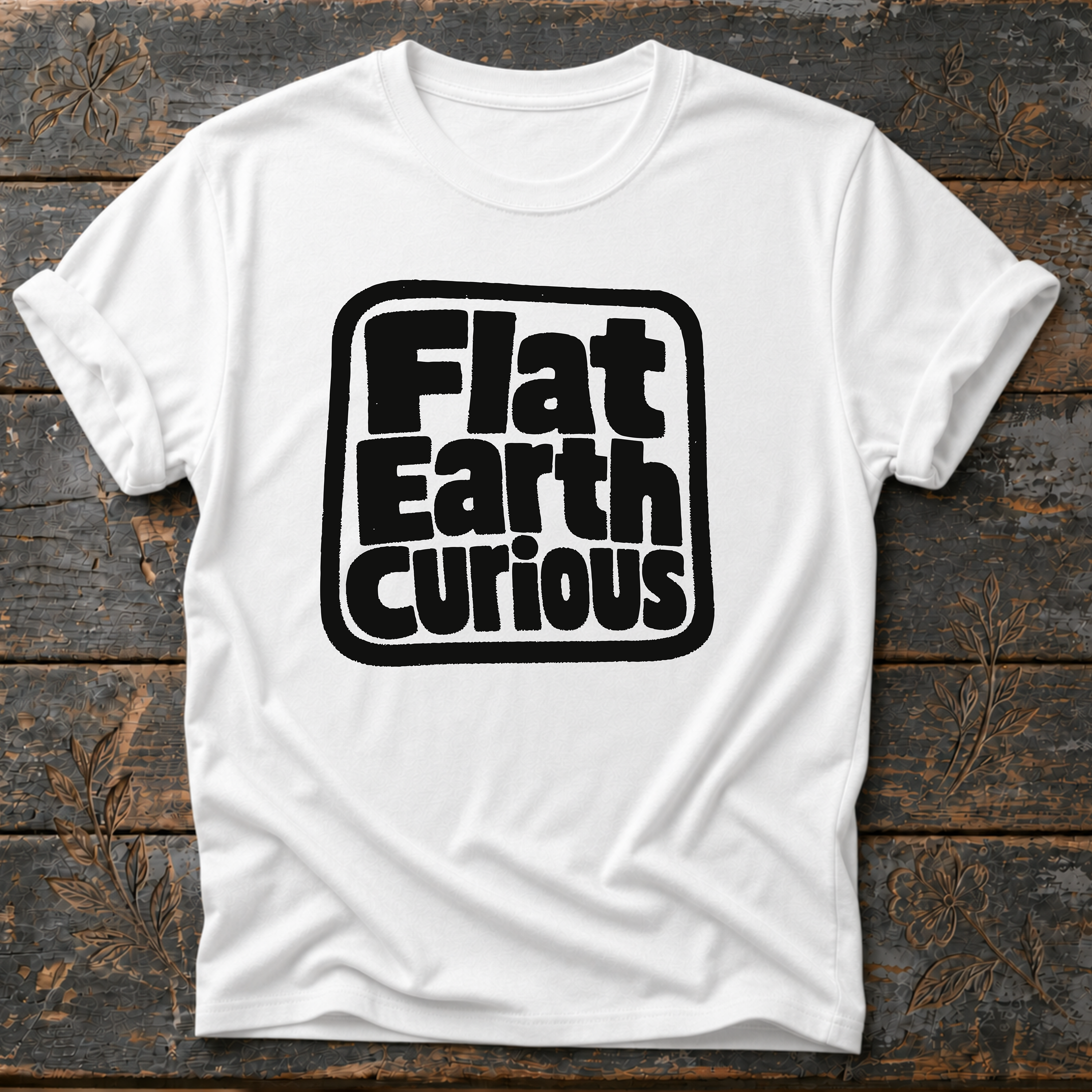 Flat Earth Curious T-Shirt
